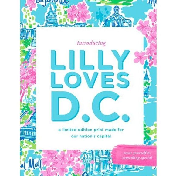 🌴☀️🏖 NWT LILLY PULITZER Women’s Run Around Hat Lilly Loves DC - Picture 6 of 16